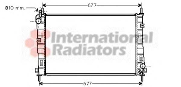 18002335 VAN Wezel radiador refrigeración del motor