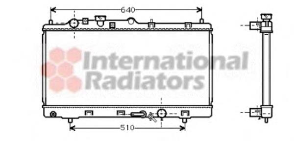 27002152 VAN Wezel radiador refrigeración del motor