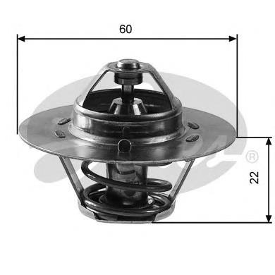 Termostato, refrigerante TH12488G1 Gates