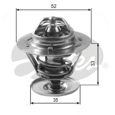 Termostato refrigerante Gates TH12592G1