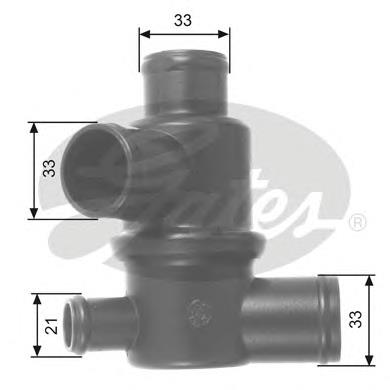 Carcasa del termostato Gates TH14687 precio, desde 16,40 EUR
