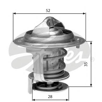 TH29478G1 Gates termostato, refrigerante