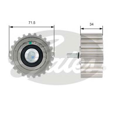 Polea correa distribución T42183 Gates