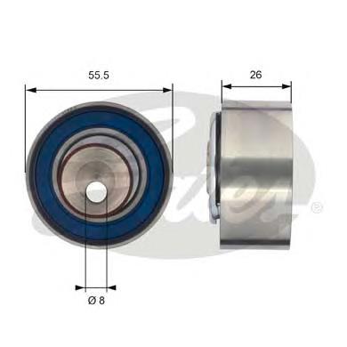 Tensor de la correa de distribución Gates T43156 precio, desde 30,57 EUR