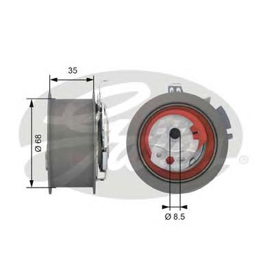 Tensor correa distribución T43151 Gates