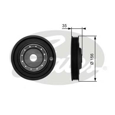 Polea dámper Gates TVD1007