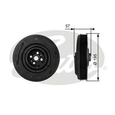 Polea del cigüeñal Gates TVD1033 precio, desde 63,89 EUR