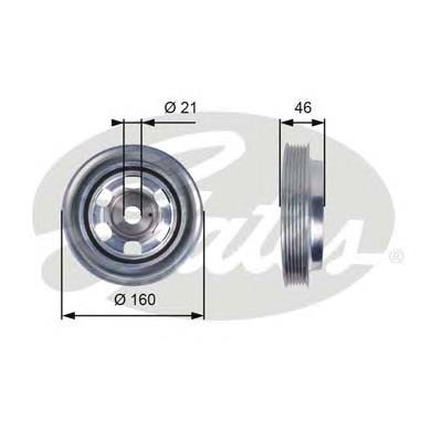 DPF358.30 SNR polea, cigüeñal