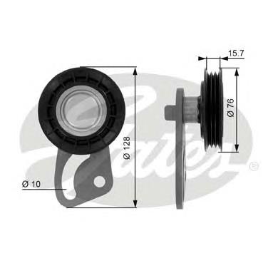 Tensor de correa poli V para Ford Sierra GBG, GB4
