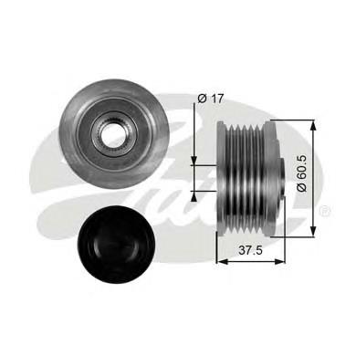 Polea alternador OAP7048 Gates