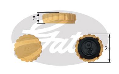 Comprar RC201 Gates Tapón depósito de refrigerante