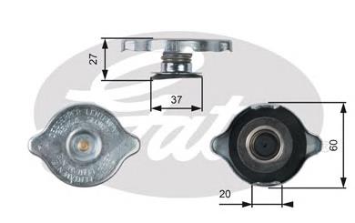 Comprar RC217 Gates Tapa radiador