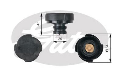 Tapa de radiador (tapón) Gates RC207 precio, desde 7,17 EUR