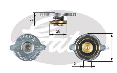 RC113 Gates tapa de radiador