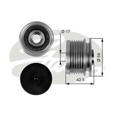 Poleas juego de piezas Renault Megane 2 LM0, LM1