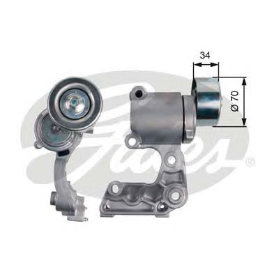 Tensor de correa poli V T39140 Gates