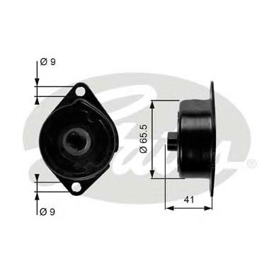 Tensor de correa poli V T39091 Gates