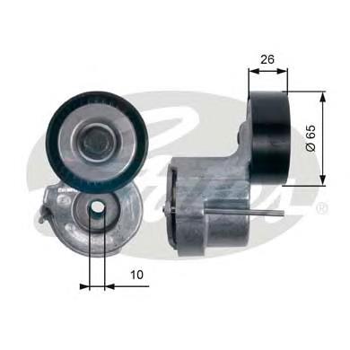 Tensor de correa poli V T39174 Gates