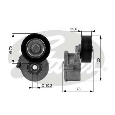 Tensor de correa de alternador T38237 Gates
