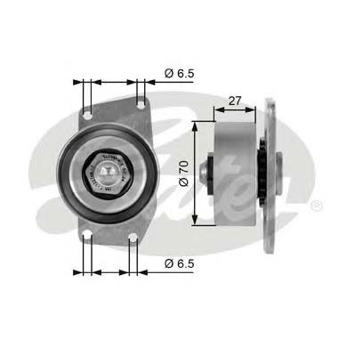 T38232 Gates rodillo, correa trapecial poli v