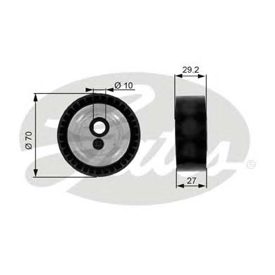 Polea inversión/guía, correa auxiliar servicios Gates T38231 precio, desde 42,17 EUR