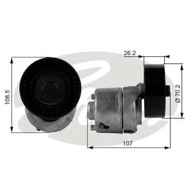 T38215 Gates Tensor de correa de alternador