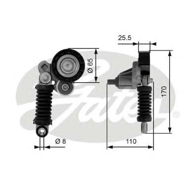 Comprar 0595 Caffaro Polea tensora, correa poli V
