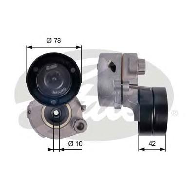 Tensor de correa poli V A4572004570 Mercedes