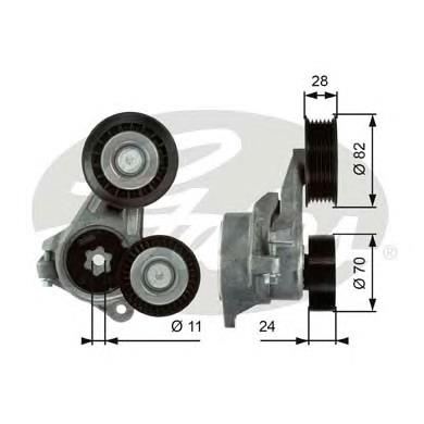 Comprar T39024 Gates Tensor de correa poli V 