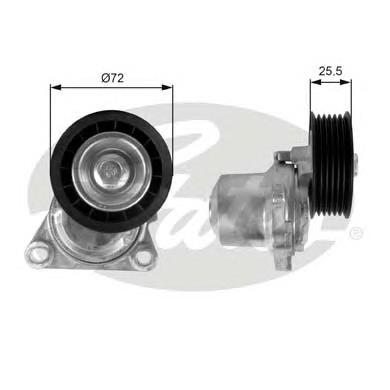 Tensor de la correa trapecial poli v Gates T38408