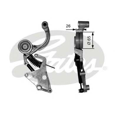 Tensor de correa, correa poli V T38404 Gates