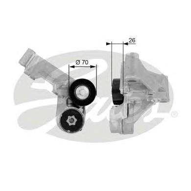 Tensor de la correa trapecial poli v Gates T38444
