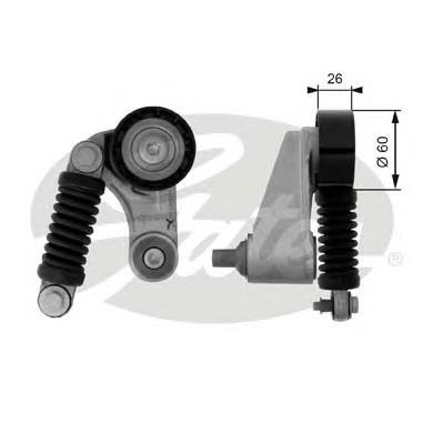 Tensor de correa de alternador T38457 Gates