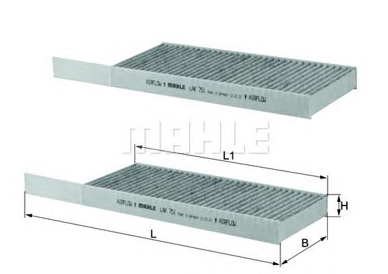 LAK751S Knecht-Mahle filtro de habitáculo