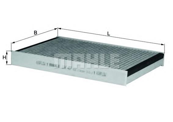 LAK437 Knecht-Mahle filtro de habitáculo