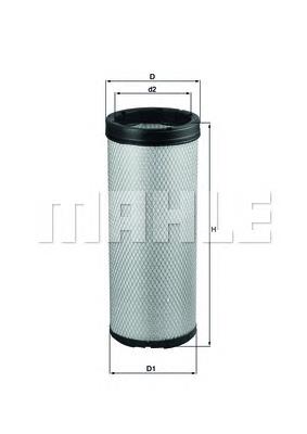 LXS224 Knecht-Mahle filtro de aire