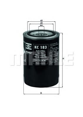 KC183 Knecht-Mahle filtro combustible