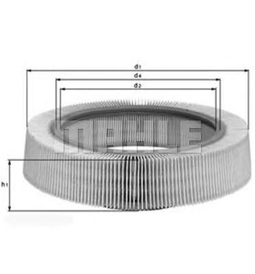 LX58 Knecht-Mahle filtro de aire