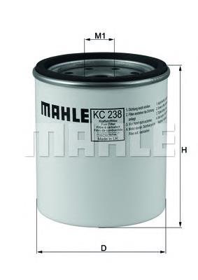 KC238D Knecht-Mahle filtro combustible