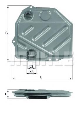 HX48 Knecht-Mahle filtro hidráulico, transmisión automática