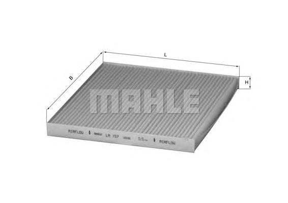 LA157 Knecht-Mahle filtro de habitáculo