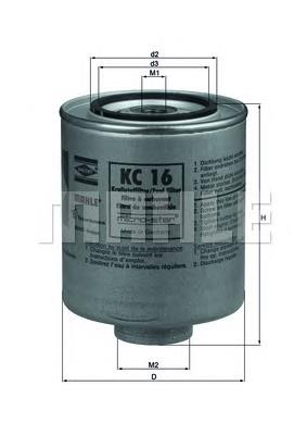 KC16 Knecht-Mahle filtro combustible