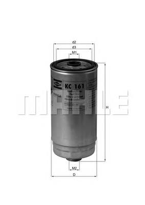 KC161 Knecht-Mahle filtro combustible