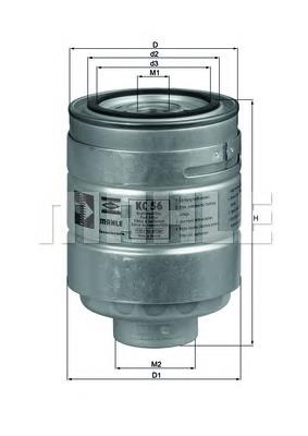 KC56 Knecht-Mahle filtro combustible