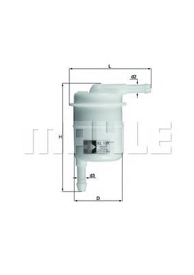 KL133 Knecht-Mahle filtro combustible