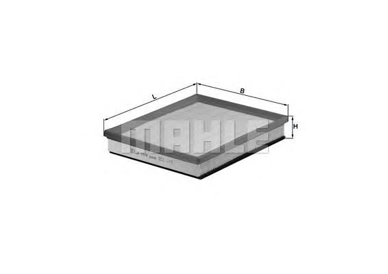 LX1474 Knecht-Mahle filtro de aire