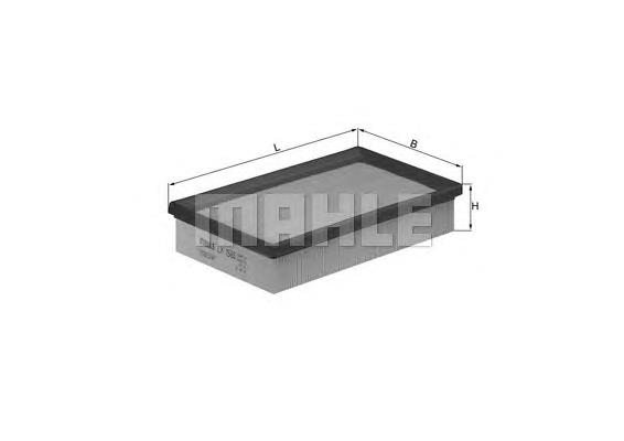 LX1585 Knecht-Mahle filtro de aire