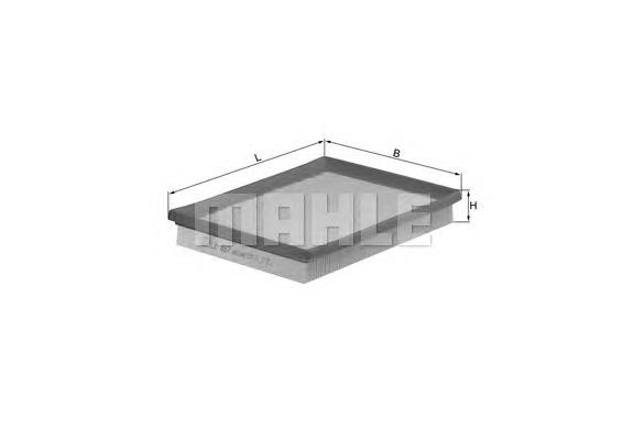 LX887 Knecht-Mahle filtro de aire