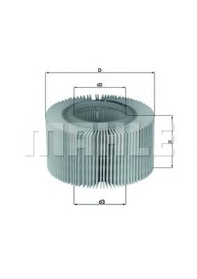 LX578 Knecht-Mahle filtro de aire