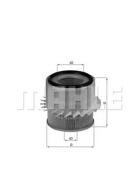 LX683 Knecht-Mahle filtro de aire